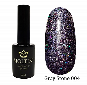 MOLTINI гель-лак Gray Stone №004 (12мл.)