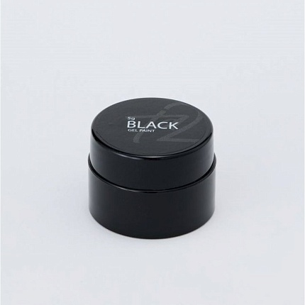 Гель-краска TA2 | Gel paint Black, чёрная (5g)