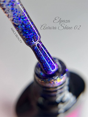 Elpaza rubber base, Aurora Shine № 02 (10 мл)