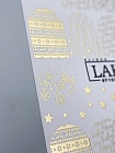 Слайдер дизайн LAK F (Фольга) №162 Золото