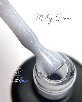 Must Have, Камуфлирующая база Strong, Milky Silver 15 мл