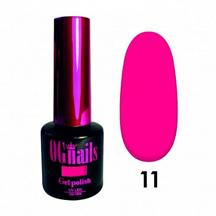 Гель лак OGnails Pink coll Neon #11 (10 мл)