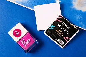 Поли-палитра для дизайна ногтей Go! Stamp Art Palette, 60*60 мм (50 листов)