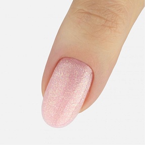 IVA Nails,Rubber Base ALIEN GLASS №3- розовая с шиммером 8 мл.