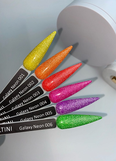 Гель-лак светоотражающий Moltini Galaxy Neon № 003 (12 мл)
