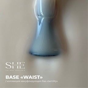 SHE, Base TACTILITY WAIST 15 ml, Камуфлирующая база