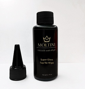 Топ Moltini Super Gloss Без Липкого Слоя (50мл.) (в бутылочке с носиком)