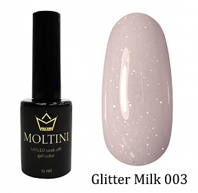 MOLTINI гель-лак Glitter Milk №003 (12мл.)