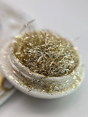 Дизайн, паутинка металлизированная светлое золото Арт.1995