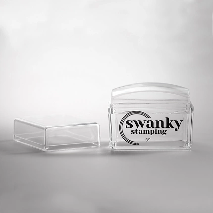 Штамп Swanky Stamping, силиконовый, прозрачный, прямоугольный, 2,5*3,5 см.