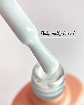 Pinky milky rubber base камуфлирующая база № 1 (10 мл)