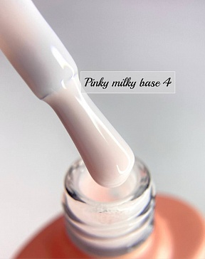 Pinky milky rubber base камуфлирующая база № 4 (10 мл)