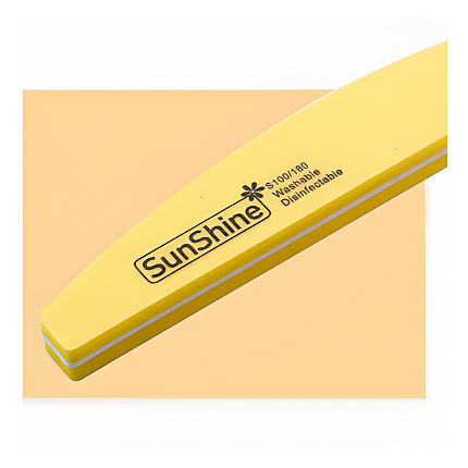 SunShine, баф для шлифовки луна жёлтый 100*180