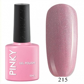 Pinky № 215 Розовый коралл ,гель лак 10 мл