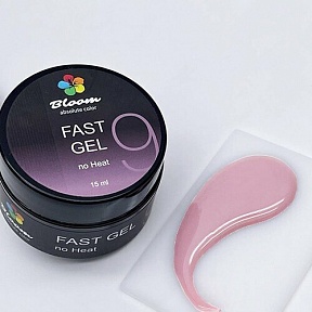 Bloom fast gel №9 гель низкотемпературный, чайная роза (15 мл)
