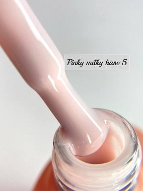 Pinky milky rubber base камуфлирующая база № 5 (10 мл)