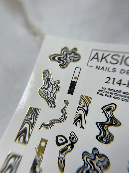 Слайдер дизайн AKSIOMA №214-F Золото (Фольга)