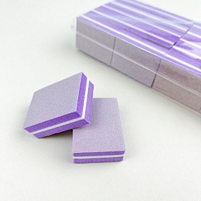 Бафик Kristaller для ногтей малый 25 шт/уп, Фиолетовый (3,5*2,5 см)