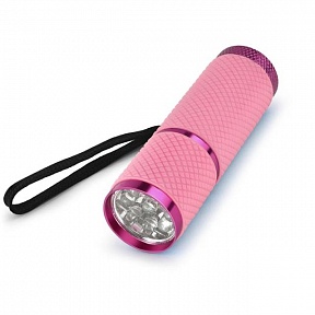 Led фонарик для фиксации дизайнов и верхних форм (розовый)