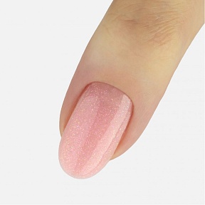 IVA Nails,Rubber Base ALIEN GLASS №4- леденцово-розовая с шиммером 8 мл.