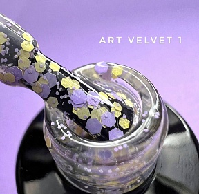Матовый топ Atashi Smart ART Velvet № 1 (9 мл)