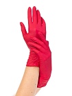 Перчатки нитриловые NitriMAX, красные размер M, 50 пар/уп (3,5 гр)