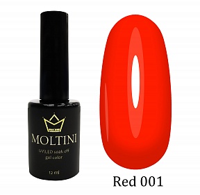 MOLTINI гель-лак Red №001 (12мл.)