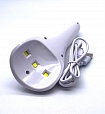 LED фонарик, 18 вт /3 лампы, белый с USB