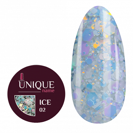 Unique Гель-краска Ice №02, банка (5 g)
